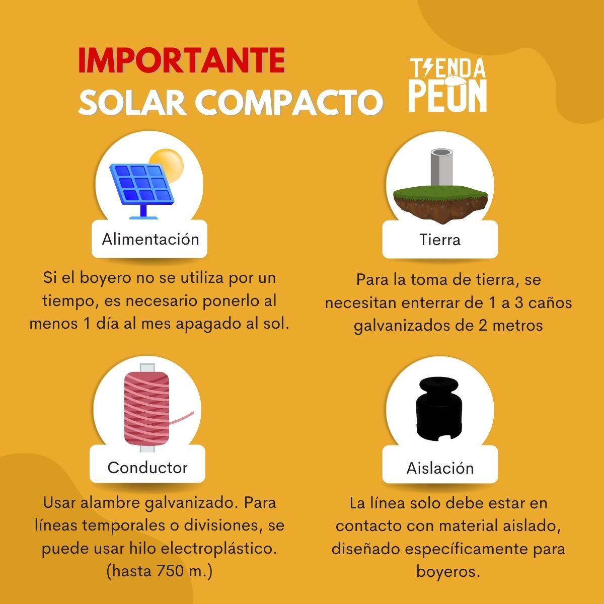 Recomendaciones para boyeros solares